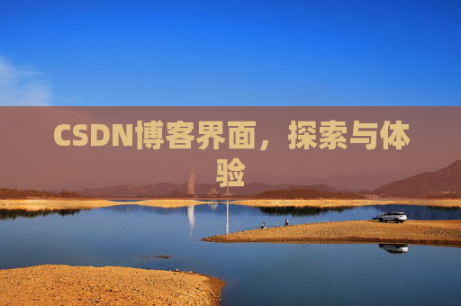 CSDN博客界面，探索与体验
